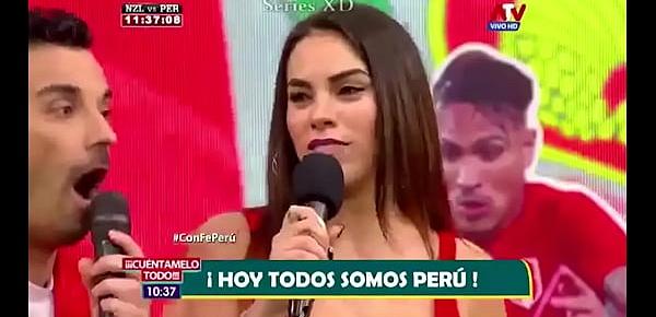  Aida Martinez  se desnuda por la selección peruana